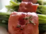 Receta Atadillos de jamón y alubias verdes