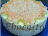 Receta Pastel vegetal con langostinos