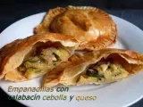 Receta Empanadillas con calabacín, cebolla y queso