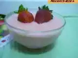 Receta Falso mousse de morango