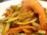 Receta Chop suey con camarones.plato chino... americano!