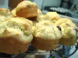 Receta Muffins de aceitunas negras, romero y parmesano