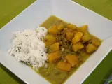 Receta Curry caldoso de lentejas y calabaza