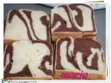 Receta Pan de molde dos colores