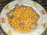Receta Garbanzos con longaniza