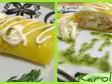 Receta Creps de surimi, manzana y pepino con lactonesa de aguacate