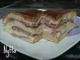Receta Pan brioche relleno de jamón y queso