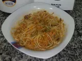 Receta Espaguetis a la boloñesa con champiñones