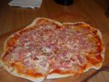 Receta Pizza de champiñones con bacon