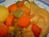 Receta Pollo guisado con verduras
