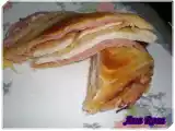Receta Sandwich de pollo (en sandwichera)