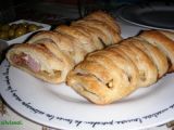 Receta Trenza de hojaldre salado.