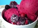 Receta Helado de frutos del bosque