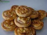 Receta Espirales de bacon queso