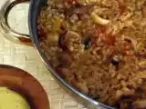 Receta Arroz con champiñones, chipirones y alcachofas