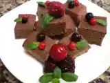Receta Cuadrados de polenta con chocolate