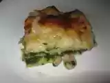 Receta Lasaña de espinacas y gambas