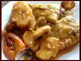 Receta Castañeta en salsa de marisco