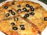 Receta Pizza de anchoas y bonito del norte