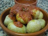 Receta Papas arrugadas con mojo de tomates asados