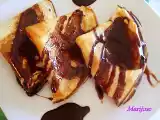 Receta Crepes con sirope de chocolate