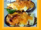 Receta Berenjenas rellenas en el microondas