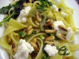 Receta Pasta con albahaca y queso de cabra