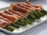 Receta Espárragos con jamón serrano