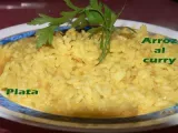 Receta Arroz al curry en microondas