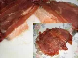 Receta Salmon con jamon (microondas)