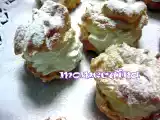 Receta Profiteroles, palos de nata estil antic, 