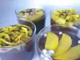 Receta Vasitos de chocolate y melocotón