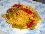 Receta Arroz con pimientos asados