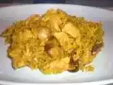 Receta Arroz con pechuga de pollo y champiñones