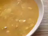 Receta Sopa de pescado rápida.