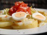 Receta Ensalada de patatas y bacalao