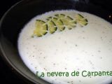 Receta Crema fria de pepino y menta