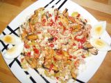 Receta Ensalada de cangrejo y mejillones