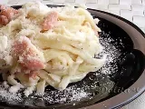 Receta Tallarines de pasta fresca con salmón