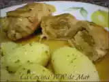 Receta Filetes de pollo rellenos de manzana