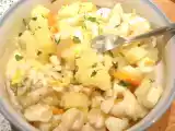 Receta Sepia con patatas y huevo