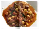 Receta Garbanzos y berenjenas al curry