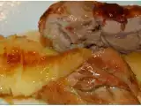 Receta Paletilla de cordero o cabrito con peras