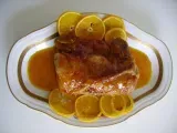 Receta Lomo de cerdo caramelizado a la naranja