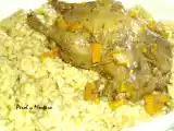 Receta Arroz dorado con palomas