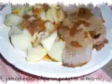 Receta Jamón estofado al oporto