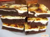 Receta Brownie de queso