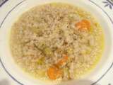 Receta Zuppa di orzo (sopa de cebada perlada)