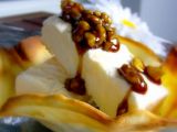 Receta Parfait con salsa de maple y nueces