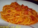 Receta Espaguetis con chistorra
